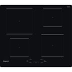 59cm 4 Zone Induction Hob Black - Hotpoint TQ 1460S NE - Naamaste London Homewares - 1