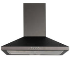 SIA 60cm Black Built-in Double Oven, 4 Zone Induction Hob & Chimney Cooker Hood - London Houseware - 8