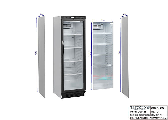 Tefcold SC381 Glass Door Merchandiser – Stylish & Efficient Display Fridge 🧊✨