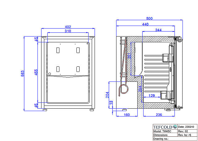 Tefcold TM45C Minibar – Whisper-Quiet Cooling for Modern Spaces 🛏️❄️
