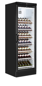 Tefcold FS1380WB Wine Bottle Cooler – 78 Bottle Capacity, Black Finish