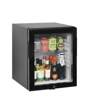Tefcold TM35GC Black Double Glass Door Mini Bar Fridge – 35L Capacity