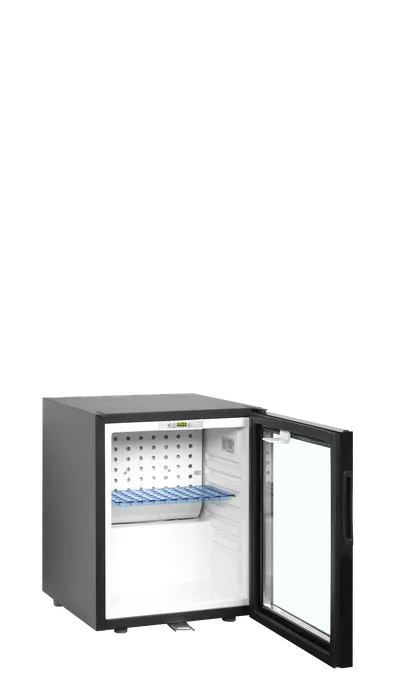 Tefcold TM35GC Black Double Glass Door Mini Bar Fridge – 35L Capacity